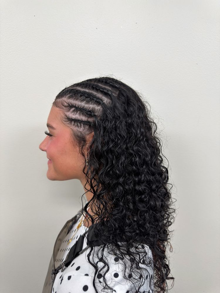 My braids + her curls