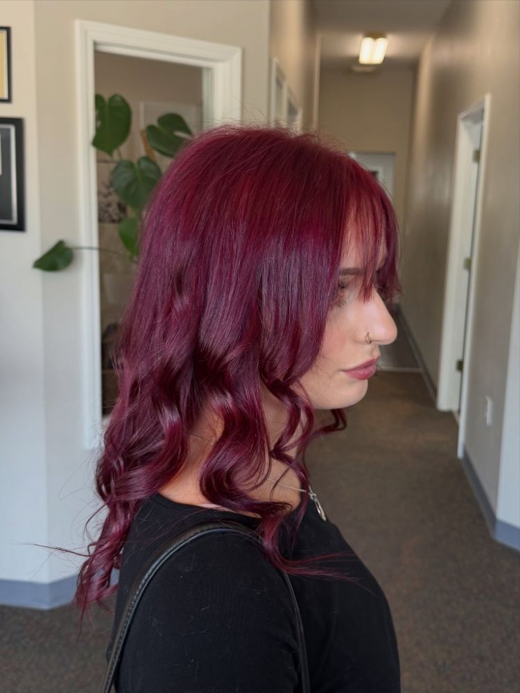 From pinky to cherry red